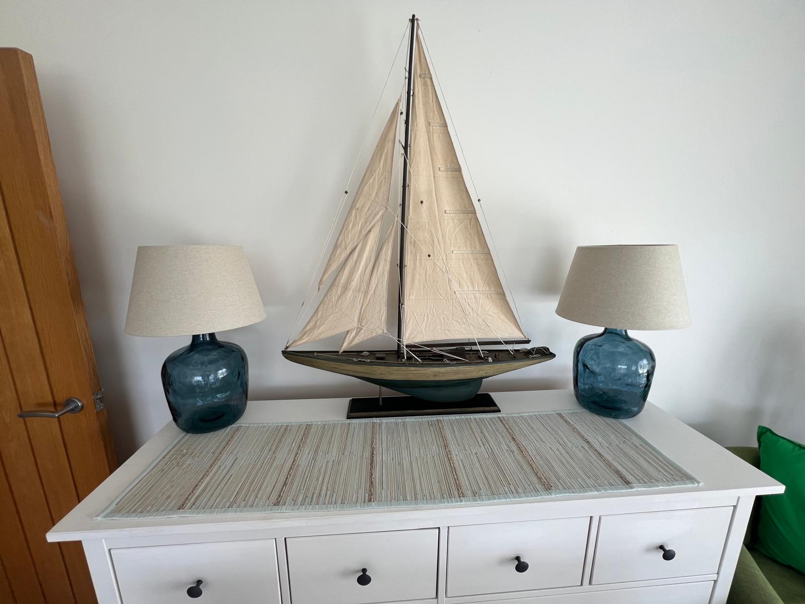 Coastal touches throughout